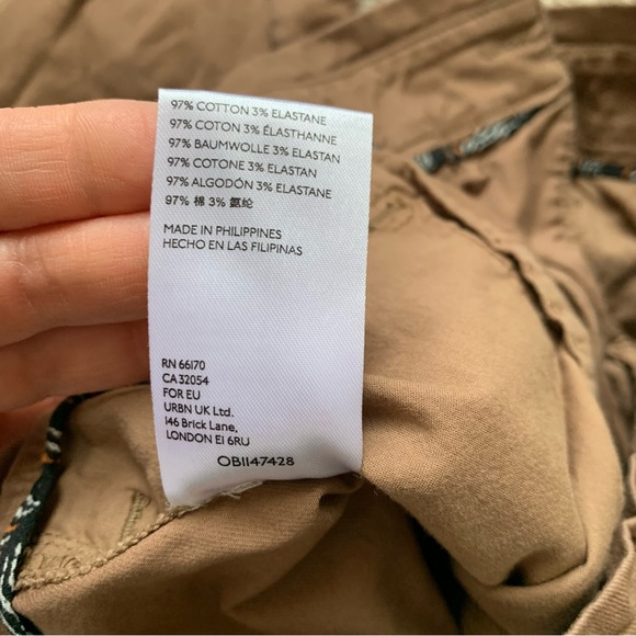 Anthropologie Ellie Utility Embroidered Trouser pants high waisted - Picture 14 of 16